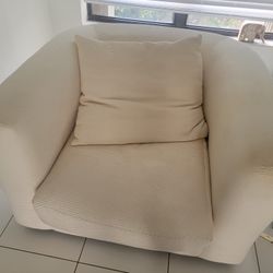 2 Cream Color Chairs