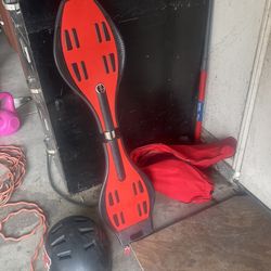 Wave board With helmet