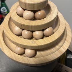 Cat Wooden Ball Track 