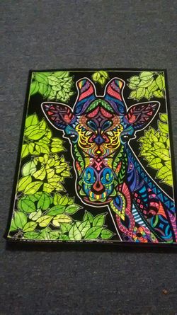 Hand colored many colored garaiaf