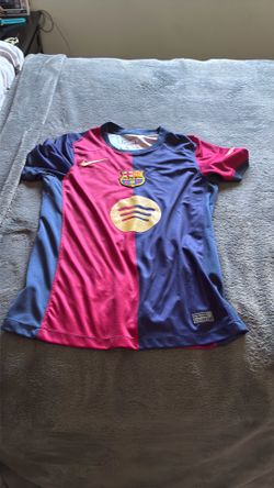 Nike FC Barcelona Lamine Yamal #19 Men’s Small Soccer Jersey Blue/Red