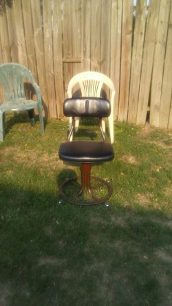 Vintage industrial secretary chair