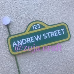 Sesame Street sign