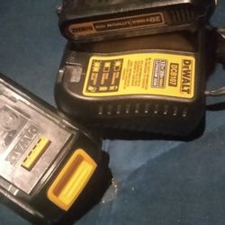 DeWalt Charger And Batteries