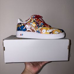 Nike Air Force Custom Simpsons Size 9