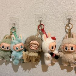 Labubus & Skullpanda Plushie Keychains