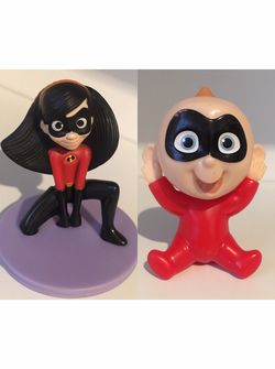 Disney PIXAR incredible 2, Violet Parr and Jack-Jack Action Figure Set