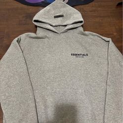 Grey Essentials Hoodie