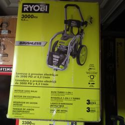 New Ryobi 3000psi Electric Pressure Washer 