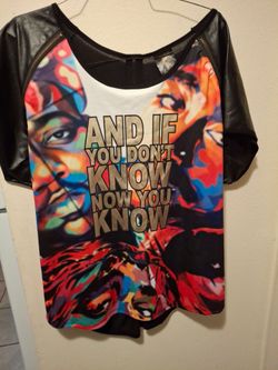 Women's Biggie & Tupac shirt