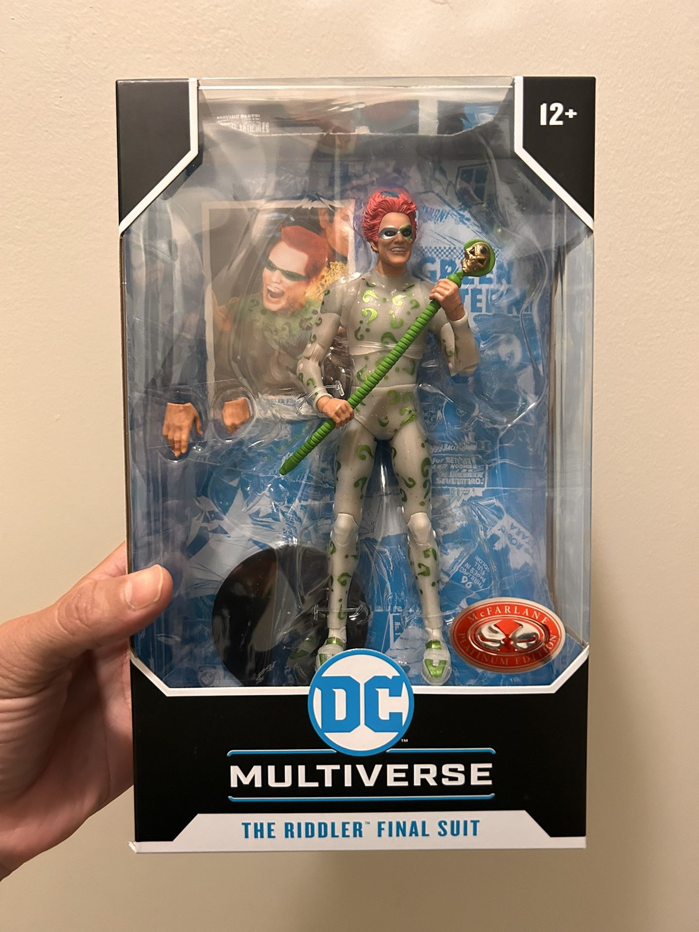 McFarlane DC Multiverse The Riddler Final Suit Red Platinum Chase 7" Figure