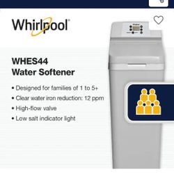 Whirlpool water softner 44k