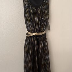 Adorable Little Black/Gold Dress 