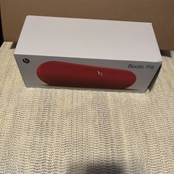 Beats Pill Brand New Open Box Never Used Red Color $100 Firm Pick Up Only