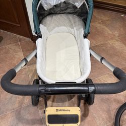 Uppababy Vista Stroller Bassinet w/ Rumble Seat & Piggy back