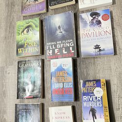 Books Fiction Thriller Suspense Novels Books Lot 