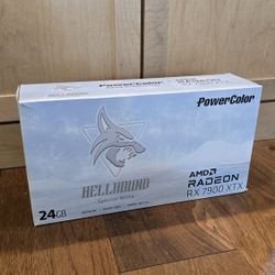 PowerColor Hellhound Spectral White RX 7900 XTX 24GB — Sealed RMA Replacement + Retail Box
