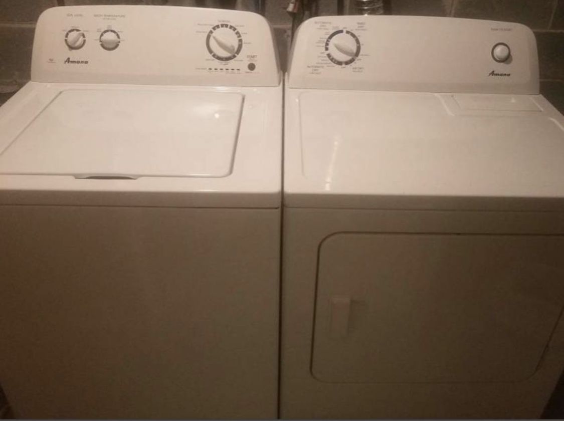 27” AMANA WASHER AND DRYER FOR SALE