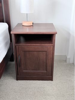 2 IKEA Songesand Brown Nightstands