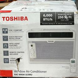 TOSHIBA Window Air Conditioner 6000BTU