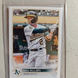 Nick Allen Rookie Baseball Card Collection!!