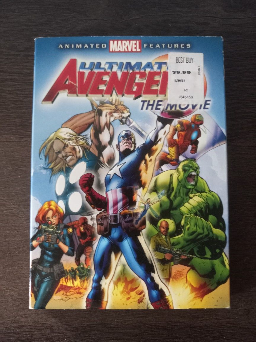 2006 Ultimate Avengers The Movie Aminated Features DVD