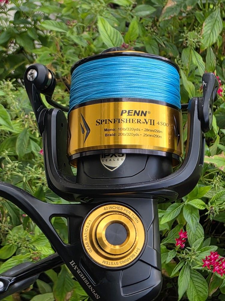 New Spinfisher Reel/New Braid/NEW Star Rod