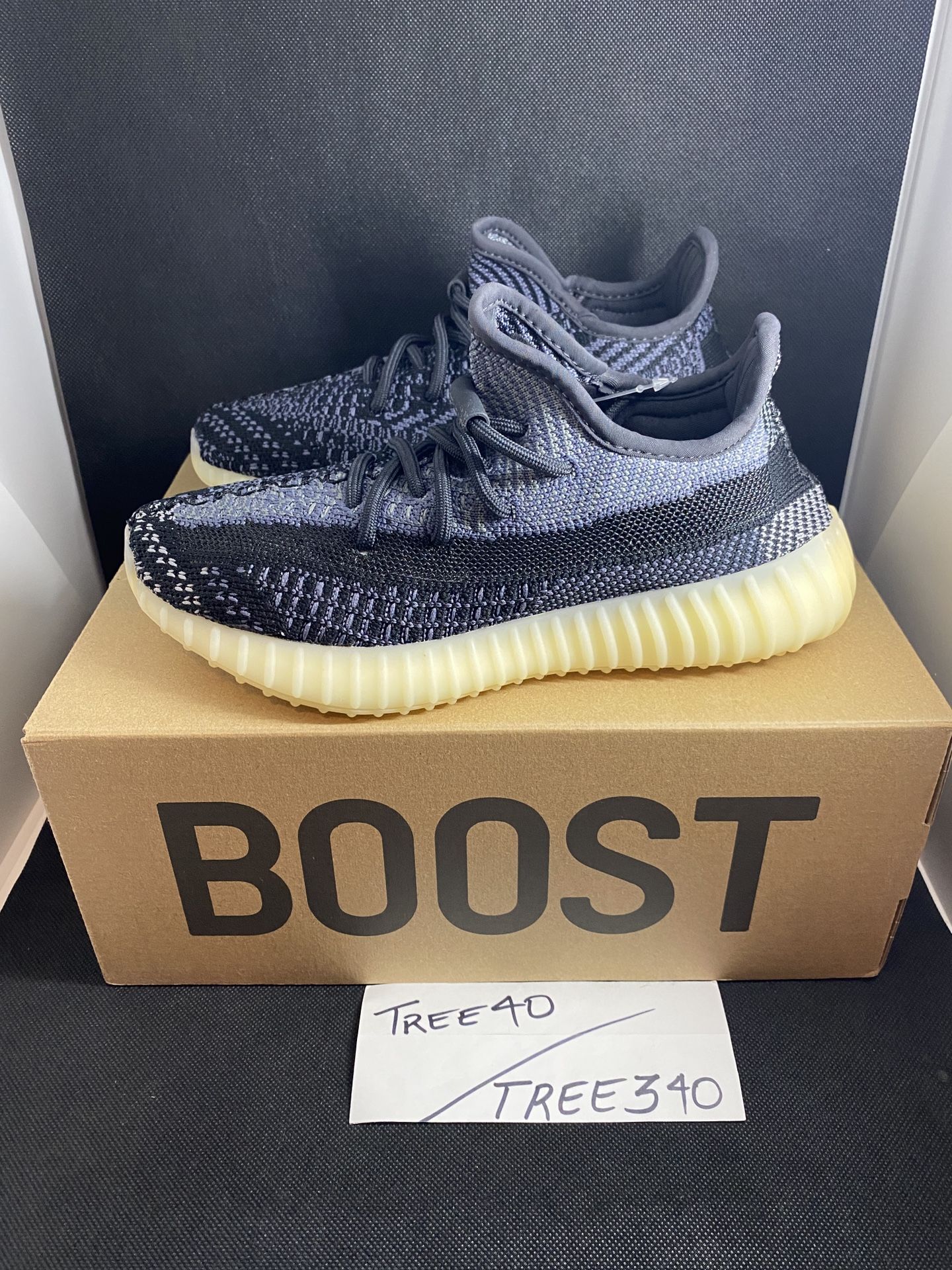 Adidas Yeezy Boost 350 V2 FZ5000 Carbon Men’s size 4