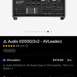 JL Audio® XDM Car and Marine Amplifier