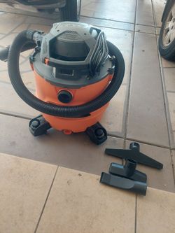 RIDGID Wet/Dry Shop Vacuum with Attachments