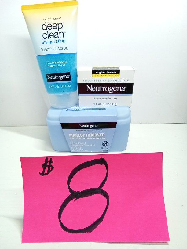 Neutrogena Cleanser & Makeup Wipes & Facial Bar