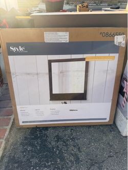 Style Selections Morriston Mirror Distressed Java 26x28 inch
