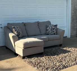 Grey Reversible Chaise Sectional