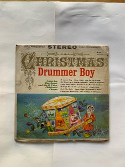 Christmas Drummer Boy Record Rare Vintage COLLECTIBLE