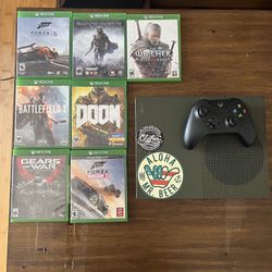 Xbox One with 6 Games + Controller