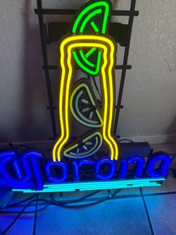 Corona Beer Neon Bar Sign