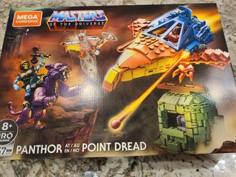 Masters of the Universe Mega Construx PANTHOR AT POINT DREAD Skeletor Zodac