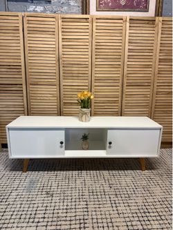 White TV Stand
