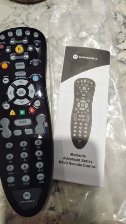 NEW Motorola advanced series mxv3 remote