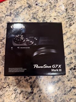 Canon PowerShot G7 X Mark III – Brand New Sealed / Never Opened