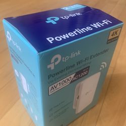 TP-link Powerline Wi-Fi Extender TL-WPA7617 Kit AV1000 Gigabit Ethernet Adapter Like New Open Box 