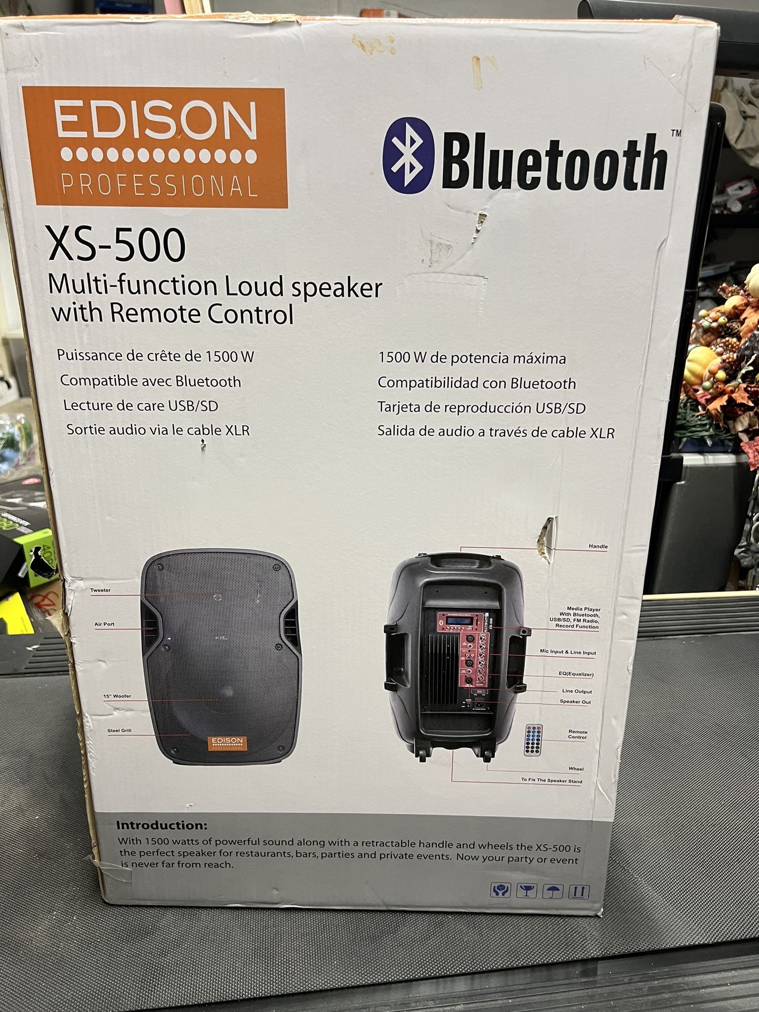 1500 W Bluetooth Speaker 