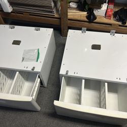 Washer/Dryer Storage pedestals 