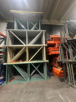 10ft x 48in heavy duty pallet rack uprights