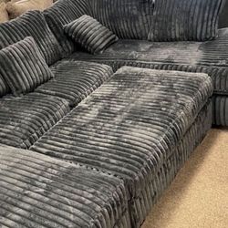 Double Chaise Stylish Sectional 