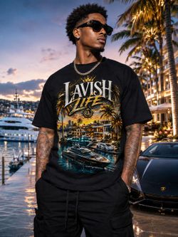 Vegas night life club Tee Shirt Lavish Life Style