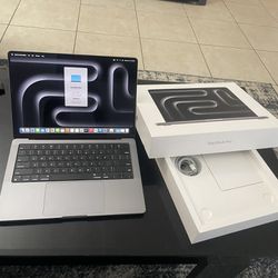 Macbook Pro 14” M3 2024 100% Battery 512gb 