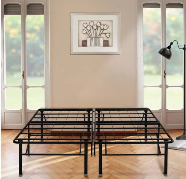 Premier 18 High Profile Platform Metal Base Foundation Bed Frame Premier 18 High Profile Platform Metal Base Foundation Bed Frame With Under Storage Easy Assembly King Size Jb 3250