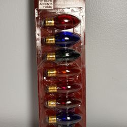 NEW Home Accents Holiday-16 Pack Multi-Colored Incandescent C9 Replacement Bulbs🔵See Details Below🔴