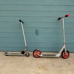 Pair Of Razor scooters 